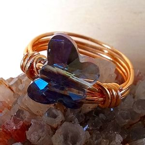 Size 7 wire wrap ring